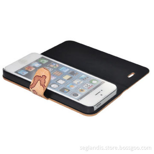 Genuine Leather Cases for iPhone 5, Fashionable and Leisure Design